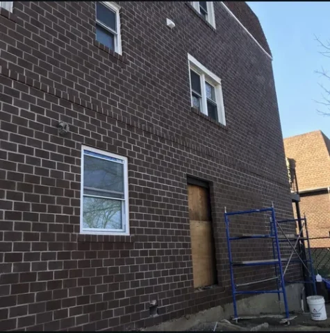 Brick Face Replacement – Bayside, Queens.