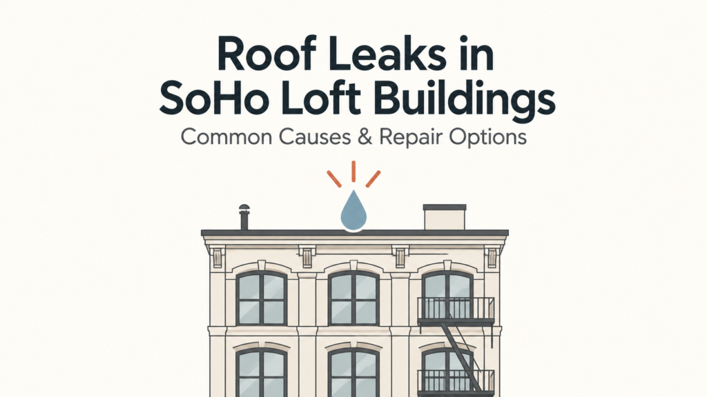 Roof Leaks in Soho, best roofing contractor in brooklyn, bobby contracts